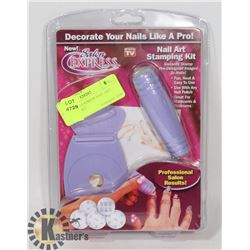 NEW SALON EXPRESS NAIL ART STAMPING KIT