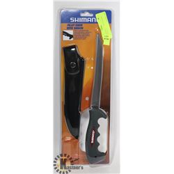 NEW SHIMANO 7.5" FILLET KNIFE WITH SHEATH