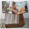 Image 1 : BOX OF 96 VINYL RECORDS - DANCE/DJ/ROCK/JAZZ/BLUES