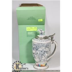 AVON WINNER'S CIRCLE BEER STEIN -NEW IN BOX