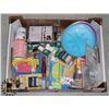 Image 1 : FLAT OF MIX ITEMS INCLUDING OFFICE SUPPLIES,