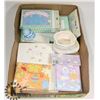 Image 1 : BABY SHOWER CARDS 9 PKG, & 3 ORNAMENTS