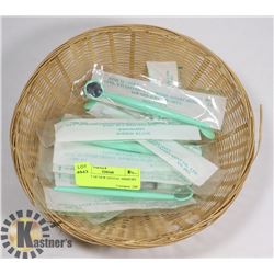 BASKET OF NEW DENTAL MIRRORS