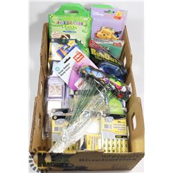 FLAT OF ASSORTED SCRAPBOOK/ OFFICE SUPPLIES