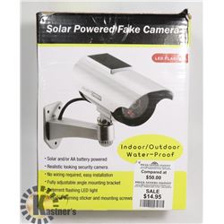 SOLAR POWERED FAKE CAMERA