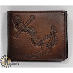 OCEAN / NAUTICAL THEMED FOLDING MENS WALLET