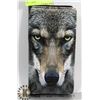 Image 1 : NEW PORTRAIT OF A WOLF  LARGE ZIPPER WALLET