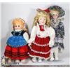 Image 1 : 3 MARY MAXIM ORIGINAL VINTAGE DOLLS HANDMADE