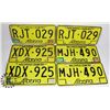 Image 1 : 3 MATCHING PAIRS OF ALBERTA LICENSE PLATES