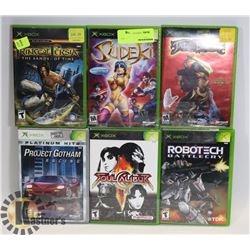 BUNDLE OF 6 XBOX GAMES