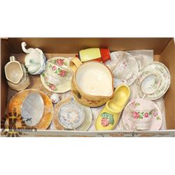 BOX OF ASSORTED HOME AND DECOR ITEMS
