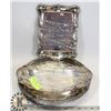 Image 1 : LOT OF 3 SILVER PLATED SERVING TRAY