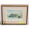 Image 1 : JAMES KEIRSTEAD FRAMED OIL PAINTING- "MCCALLUMS