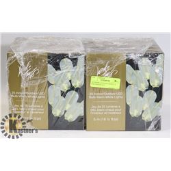 OUTDOOR LED PATIO LIGHTS- 25 PER STRAND/16 FT.