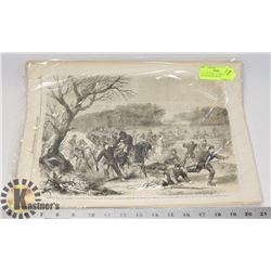 U.S. CIVIL WAR. 15+ ORIGINAL ACTION PACKED WOOD