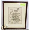 Image 1 : ENGRAVED MAP OF SCOTLAND E. 1870