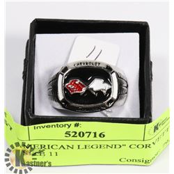 "AN AMERICAN LEGEND" CORVETTE RING SIZE 11