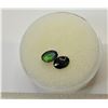 Image 1 : 8)  LOT OF 2 MATCHED OVAL NATURAL