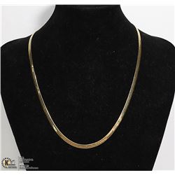 GOLD PLATED SNAKE CHAIN