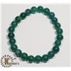 Image 1 : #122-GREEN ADVENTURINE BEAD BRACELET 7.5"/8mm