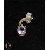 Image 1 : #139-AMETHYST & CZ PENDANT