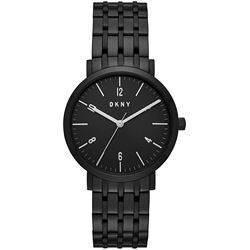 NEW DKNY BLACK DIAL BLACK BAND 36MM MSRP$237 WATCH