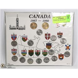 CANADIAN 1867-1992 COIN SET