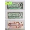 Image 1 : CANADIAN 1 & 2 PAPER DOLLARS