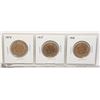 Image 1 : 1914, 1915, 1916 CANADIAN LARGE PENNIES- SET OF 3