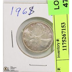 1968  TWENTY-FIVE CENT COIN