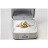 Image 3 : 2) 14KT YELLOW & WHITE GOLD MENS DIAMOND RING