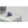 Image 2 : 3)14KT YELLOW GOLD TANZANITE, BLUE TOPAZ & DIAMOND