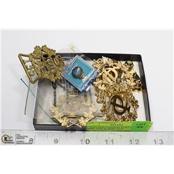 4 VINTAGE CANADA POST HOT EMBLEMS & MISC PINS