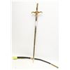 Image 1 : LEATHER SHEATHED VINTAGE SWORD "ROBERT" INSCRIBED