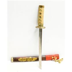 JAPANESE STYLE DECORATIVE SQUARE EDGE SWORD.
