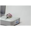 Image 2 : 17) 14KT WHITE GOLD PINK MORGANITE BERYL & DIAMOND
