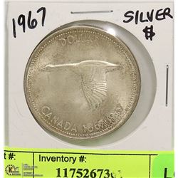 1967 CANADIAN SILVER DOLLAR