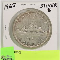 1965 CANADIAN SILVER DOLLAR