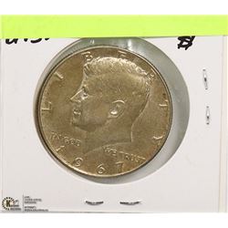 U.S. KENNEDY HALF DOLLAR 1967