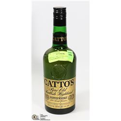 VINTAGE CIRCA 1970'S CATTO'S SCOTCH WHISKEY 40%