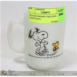 VINATGE SNOOPY FIRE KING COFFEE MUG