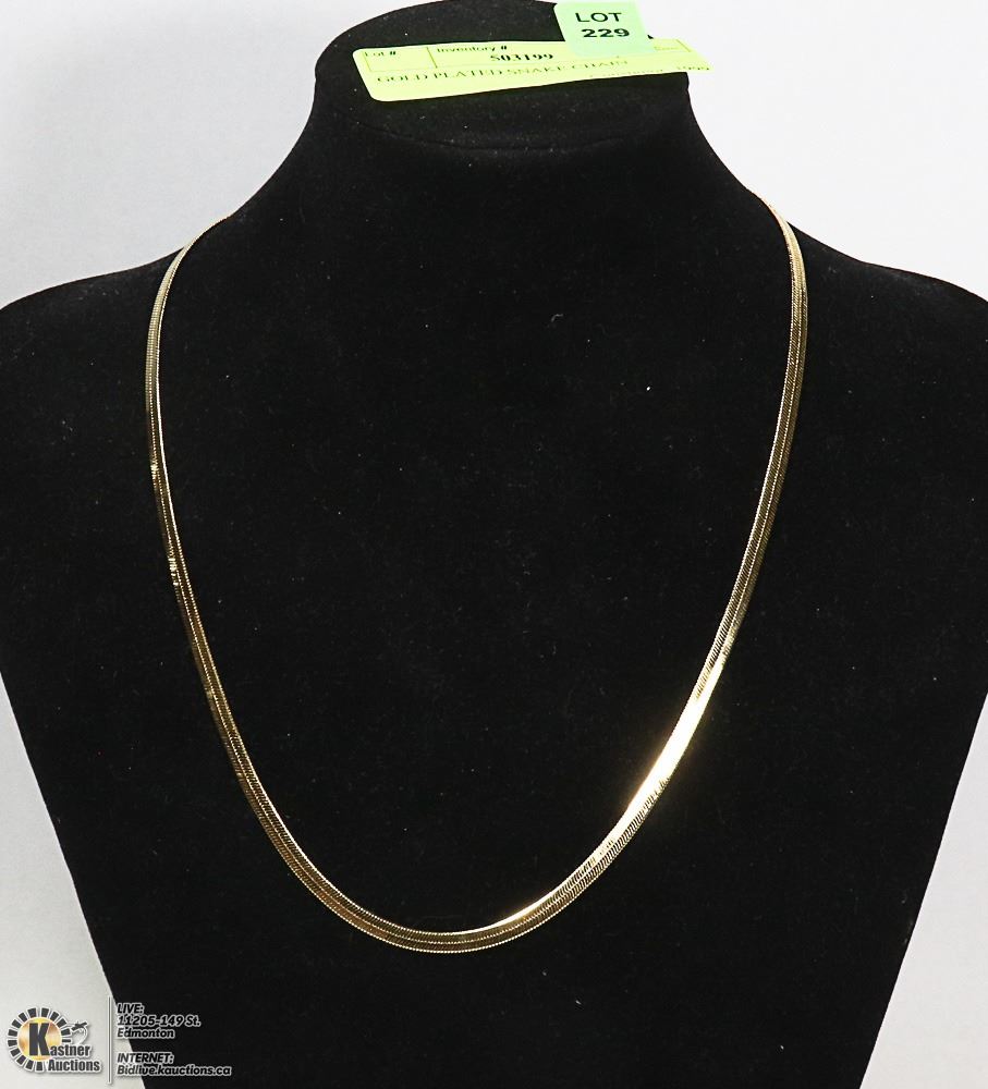 Snake chain gold plated Clearance