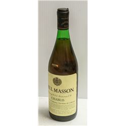 PAUL MASSON WHITE CHABLIS. 12%. 750ML.