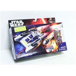 HASBRO STAR WARS Y WING FIGHTER WITH FIGURE