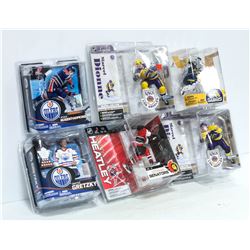 LOT OF SIX ASSORTED MCFARLANE HOCKEY FIGURES