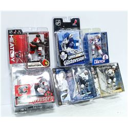LOT OF SIX ASSORTED MCFARLANE HOCKEY FIGURES