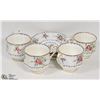 Image 1 : 8PC ROYAL ALBERT PETIT POINT CUP AND SAUCER SET