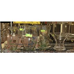 LARGE ESTATE LOT OF ASSORTED GLASS VASES