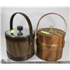 Image 1 : LOT OF 2 VINTAGE ICE BUCKETS