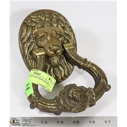 HEAVY BRASS VINTAGE DOOR KNOCKER